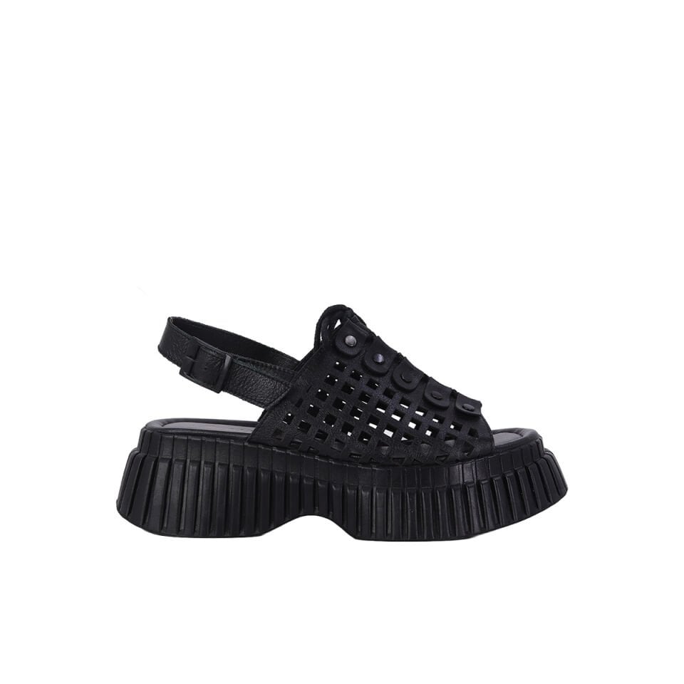 Albini 26101403 Hakiki Deri Topuklu Kadın Sandalet