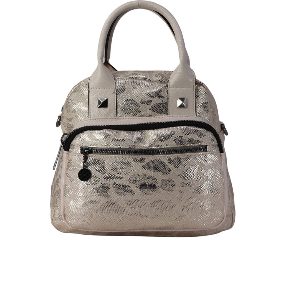 Hobby 267445 Baskılı Deri Kadın El Çanta