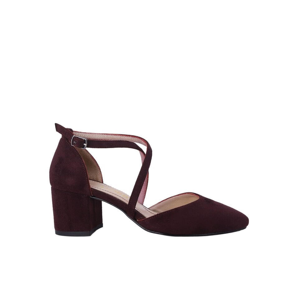 Hobby 26530S Süet Deri Stiletto Kadın Ayakkabı