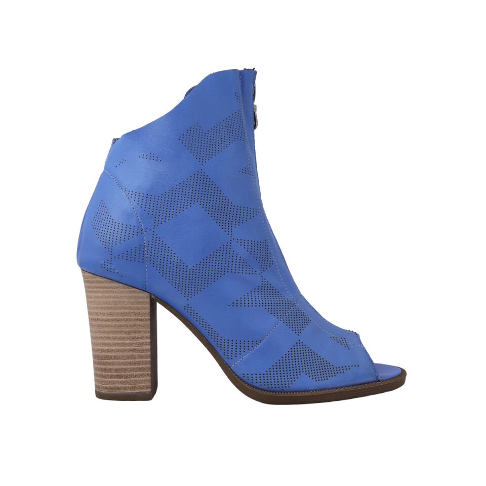 Roe-Doe 1734-07 Hakiki Deri Topuklu Kadın Ayakkabı