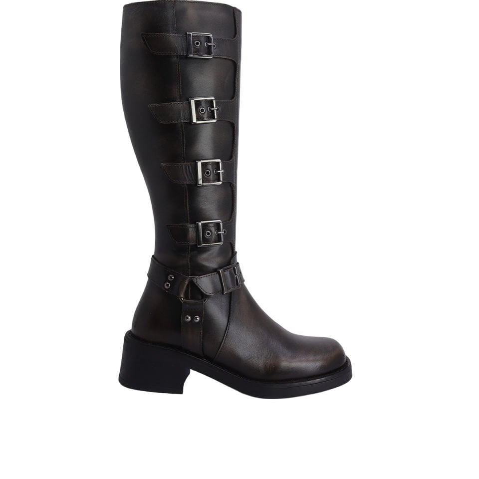 Albini 26105455 Hakiki Deri Kadın Çizme