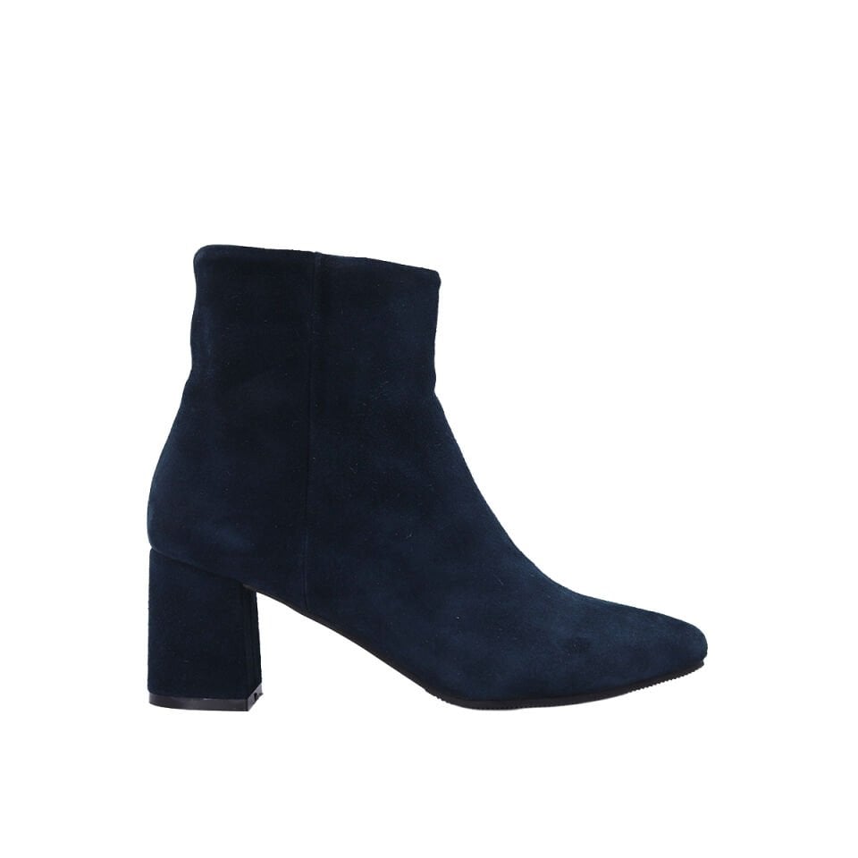 Hobby 26001S Hakiki Süet Deri Kadın Topuklu Bot