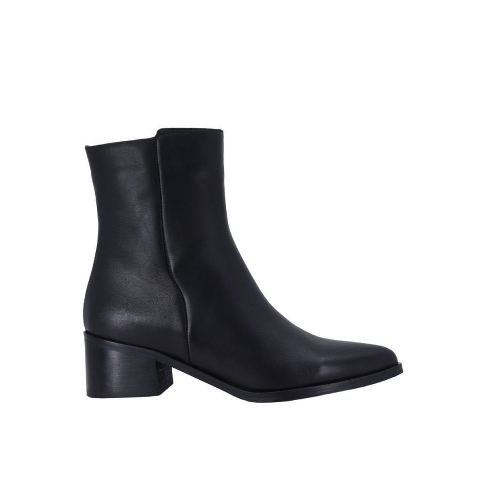 Disparita 26602 Hakiki Deri Kadın Topuklu Bot