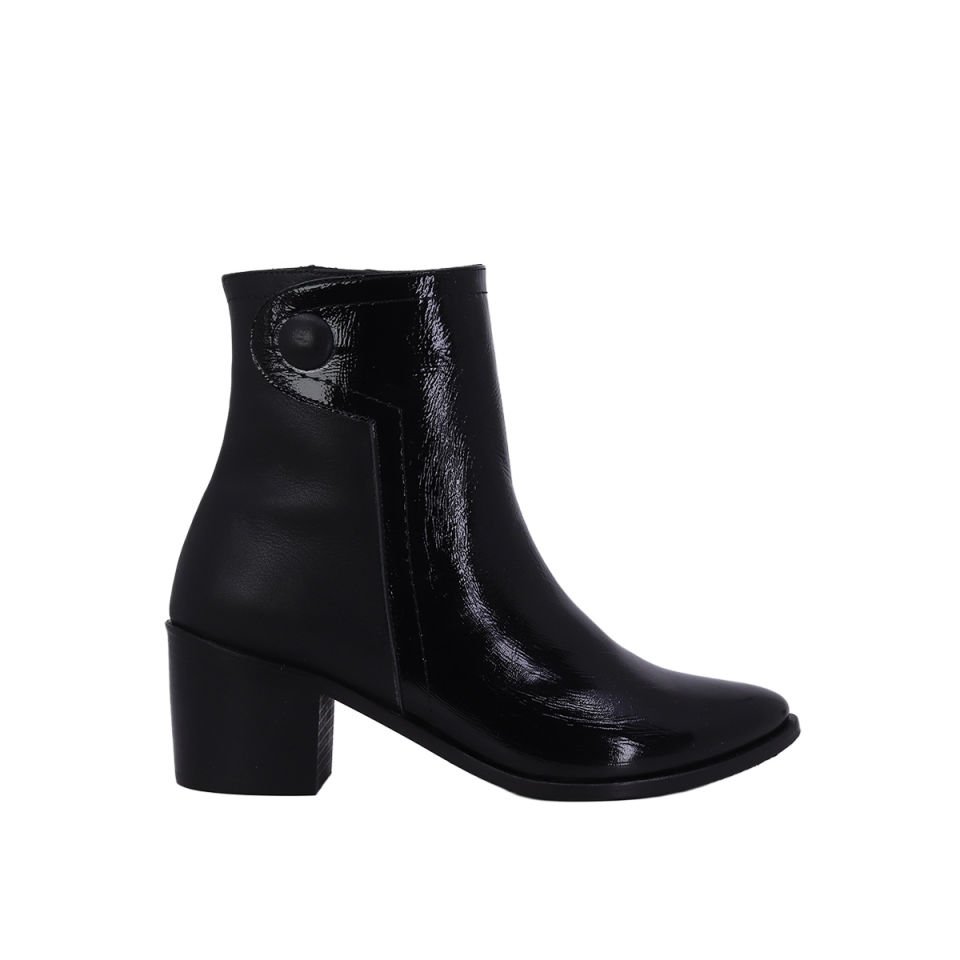 Hobby 26055R Kadın Hakiki Rugan Deri Topuklu Bot