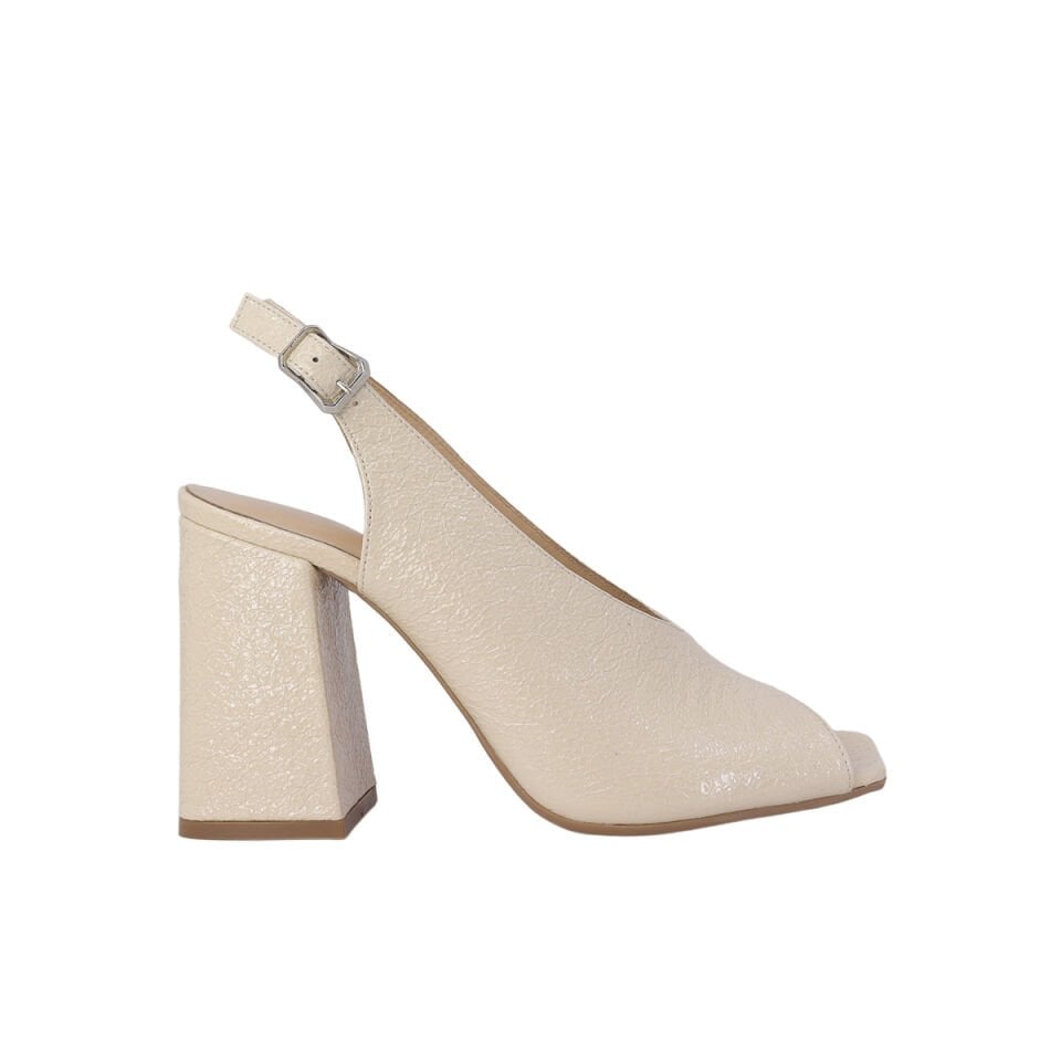 Disparita 26306R Hakiki Rugan Deri Topuklu Kadın Ayakkabı