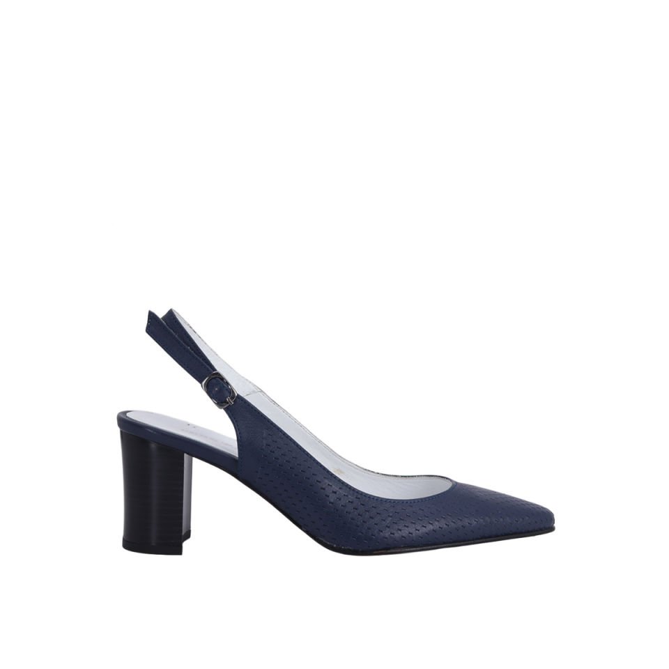 Hobby 26681 Hakiki Deri Topuklu Kadın Ayakkabı