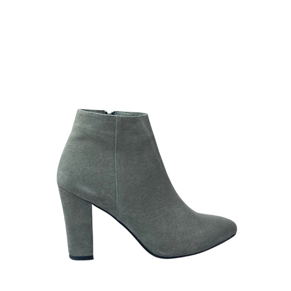 Hobby 261982 Hakiki Süet Kadın Topuklu Bot