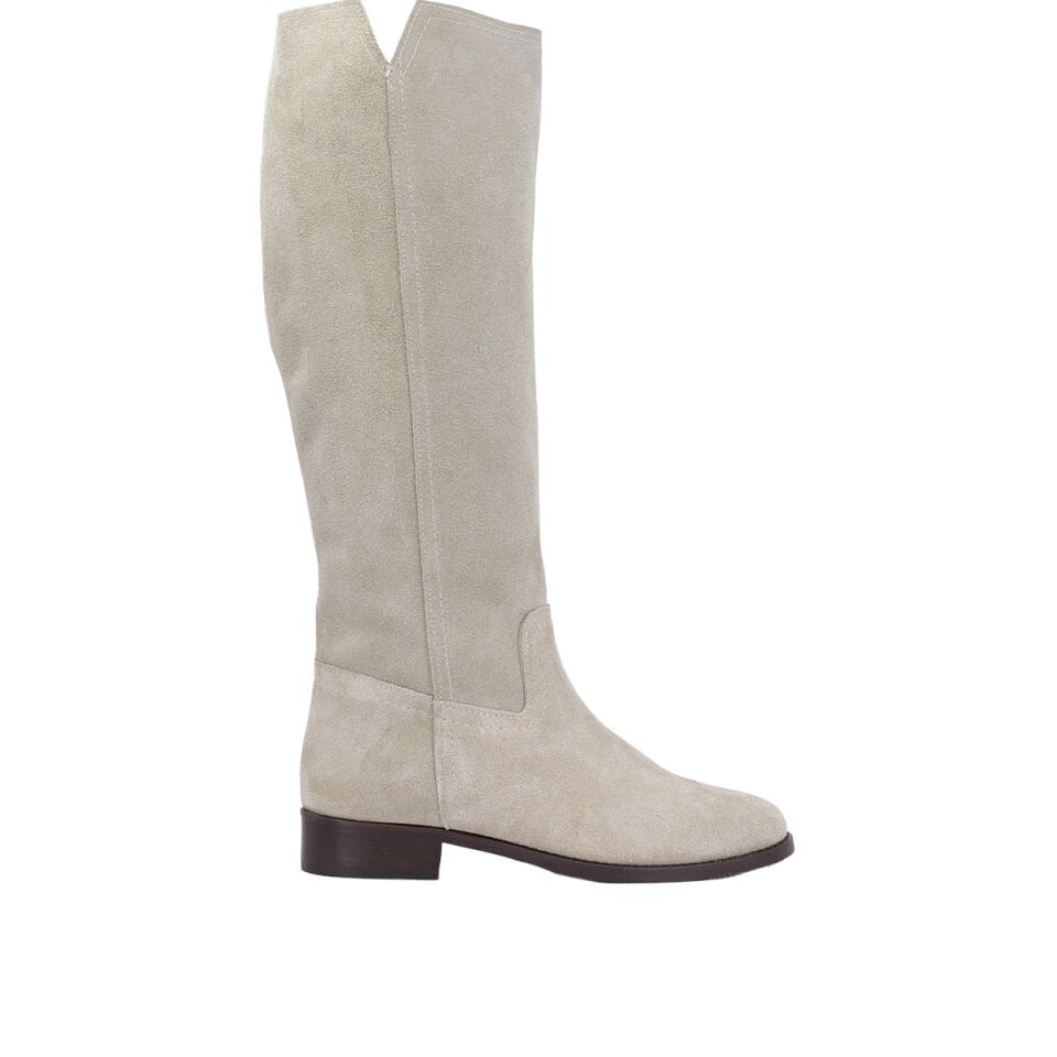 Hobby 26082S Hakiki Süet Deri Kadın Çizme